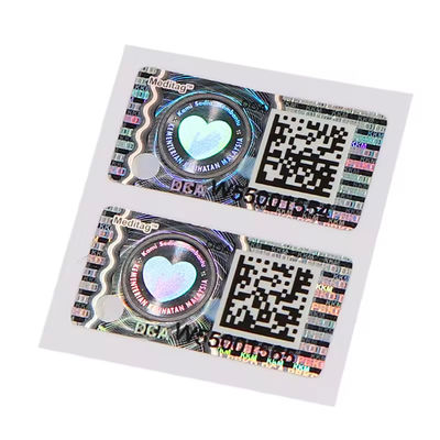 comprar Rótulo anti-falsificação de acabamento brilhante com adesivo impermeável permanente online manufacture