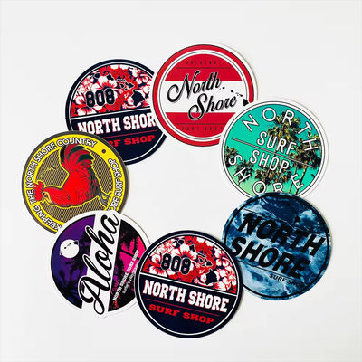 comprar Autocolantes de etiquetas impermeáveis personalizáveis Impressão a cores completas Autocolantes de etiquetas brilhantes online manufacture