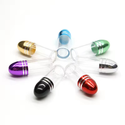 Cápsulas de pílulas claras de forma oval personalizada 500 mg de capacidade para armazenamento não tóxico