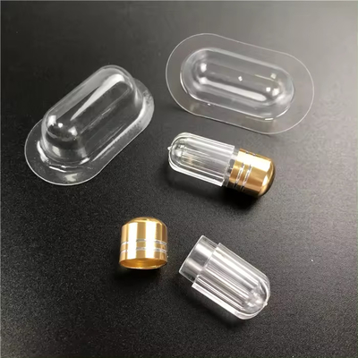 Mini cápsulas vazias simples sem sabor, claras e compactas, fáceis de encher