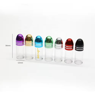 Mini cápsulas de pílulas vazias claras e simples, inodoras e versátil solução de armazenamento