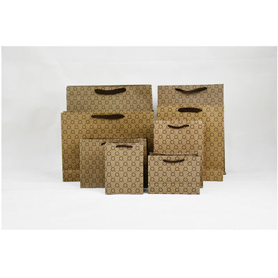 5 kg Capacidade de peso Bolsas de papel Kraft de compras Embalagens ecológicas recicladas