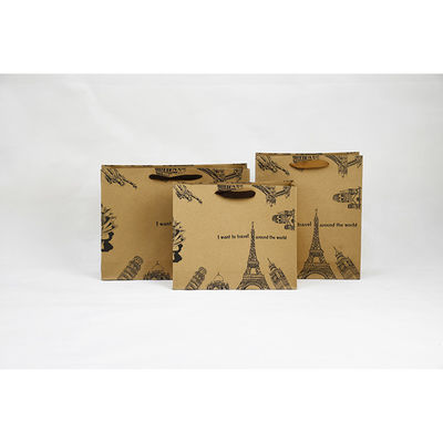 Roupas duráveis Bolsas de papel de vestuário Bolsas de compras personalizadas Sustentáveis