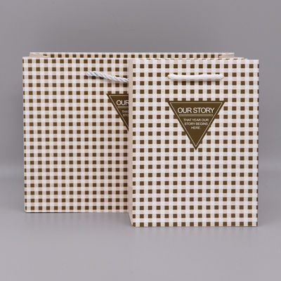 Estilo simples embalagem de bolsas de papel personalizadas para roupas OEM ODM aceitável