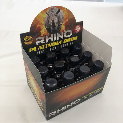 Caixa de papel impermeável de impressão retangular lenticular com alta durabilidade