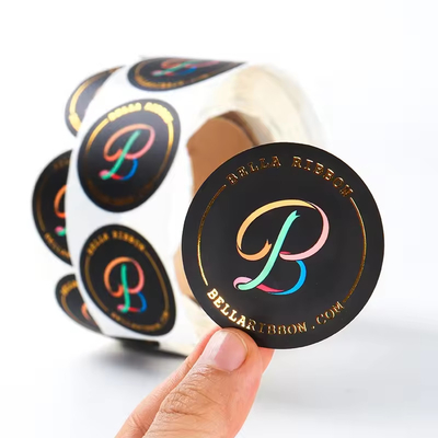 Gloss Matte Finish Impermeável Adesivo de etiqueta personalizado em várias cores